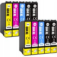 10× 10x TUSZE 604 XL DO EPSON XP-2200 XP-2205 XP-3200 XP-3205 XP-4200 XP-4205