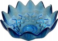 niebieska miska salaterka szkło Modern Design