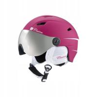ФОТОХРОМАТИЧЕСКИЙ лыжный шлем CAIRN Electron VISOR розовый 59-60 фуксия