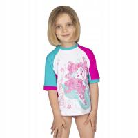 Koszulka do pływania dziecięca Mares Rashguard Shield Kid magenta M