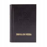MODLITEWNIK DROGA DO NIEBA DUŻE LITERY SZYTY CZARNY