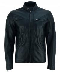 Męska kurtka skórzana Vance wykonana w 100% ze skóry jagnięcej