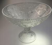 Bohemia Pavel Panek SZKŁO UNION Adolfa Matury owocarka wys 19.5 cm kwiaty