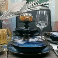 LUBIANA STONEWARE CERAMIC COSMOS ZESTAW OBIADOWY 18 ELEMENTÓW NA 6 OSÓB