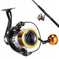 Kołowrotek spinningowy REEL FL FX4000 METAL - Całkowicie Metalowy Napęd - Stworzony do Dużych Ryb