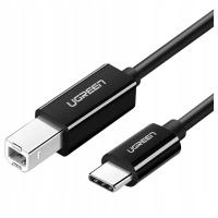 Kabel USB 2.0 C-B Ugreen US241 do drukarki 2 m czarny