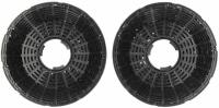 2x круглый угольный фильтр для вытяжки BEKO 125 мм 9197064002