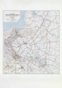 Specjalna Mapa Kolejowa Polski - Karpowicz - 1918 - 70x50