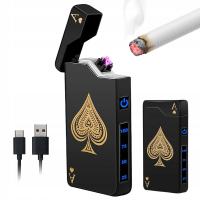 ZAPALARKA PLASMOWA TYPE-C Z AUTO WYLACZENIEM I PODSWIETLANYM LCD