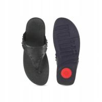 FITFLOP CZARNE JAPONKI SKÓRA NATURALNA JP2 S04__40