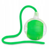 Zabawka dla kota RUCHOMA PIŁKA UCIEKAJĄCA USB ze sznurkiem