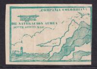 KOLUMBIA Compania Columbiana Navegacian Ares (*) Mi 12 Michel 75,-€)