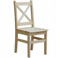 Деревянный стул X крестообразный деревянный стул
