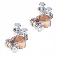 Klema do akumulatora mosiężna skręcana 2 szt.