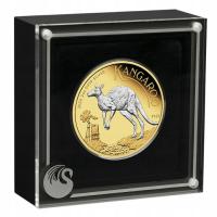 2 oz - Australijski Kangur Pozłacany PROOF - 2024 rok - BOX