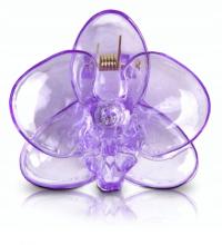 Klips do orchidei 5x5 cm fioletowy