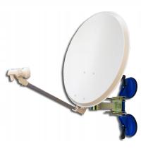 Antena satelitarna 60PP-T 60 cm z konwerterem Opticum mobilna kempingowa