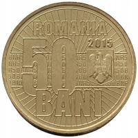 47810. Rumunia, 50 bani, 2015r. - okolicznościowa