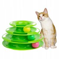Башня с шариками игрушка для кошек интерактивная