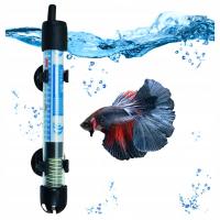 GRZAŁKA AKWARIOWA 25W Z TERMOSTAT REGULACJA TEMPERATURY DO AKWARIUM 10-30L