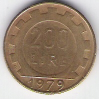 Italia 200 lira 1979