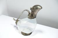 Karafka Kaczka Do Wina Posrebrzana Zdobiona 24cm