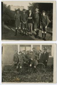 ZHP WYCIECZKA BYDGOSZCZ ROWER ZESTAW 2 FOTO 1930r