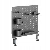 TABLICA PERFOROWANA METALOWA PEGBOARD WIESZAK ORGANIZER LVNSYSTEM CZARNY