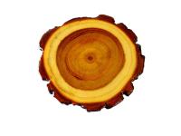 60/70 лет деревянная лакированная подставка кора