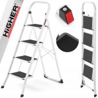 Домашняя лестница легкая складная стальная лестница лестницы 4 ступени HIGHER BI