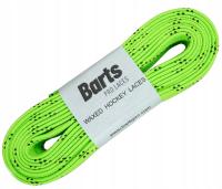 Хоккейные шнурки Barts Pro Laces вощеные 280 см-неоновый зеленый