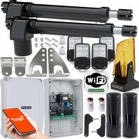 ZESTAW DO BRAM DWUSKRZYDŁOWYCH FORCE GT400 LS WYŁĄCZNIKI 4xPILOT LAMPA WiFi