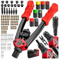 NITOWNICA RĘCZNA SET 2W1 DO NITONAKRĘTEK I NITÓW + WALIZKA FUGERT FUG-0196