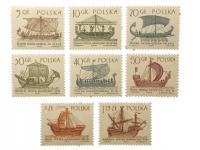 POLSKA Fi 1413-1420 ** 1965 Statki żaglowe