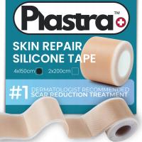 SILIKONOWA TAŚMA NA BLIZNY 4x150cm CIELISTA NIE PODRAŻNIA CESARKA OPARZENIA