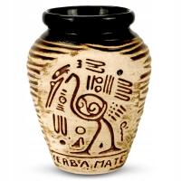 Матеро Ацтек-керамическая посуда для мате Йерба