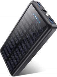 POWERBANK SOLARNY HETP HX200J2 30800mAh/99.2Wh CZARNY