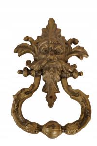 Duża ŻELIWNA Kołatka -do drzwi