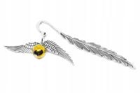 ЗАКЛАДКА ДЛЯ КНИГИ ГАРРИ ПОТТЕР ПЕРО, ЗЛОТЫЙ СНИТЧ