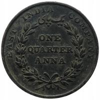 35700. Indie Brytyjskie, 1/4 anny, 1835r.