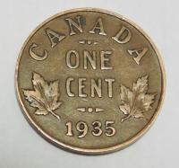 KANADA 1 cent 1935