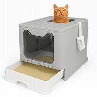 Большой крытый ящик для мусора с ящиком шпатель (F055)