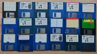 Duży zestaw dyskietek do Commodore Amiga same DD około 500 szt.