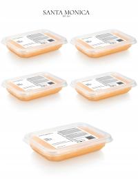 SANTA MONICA PARAFINA KOSMETYCZNA BRZOSKWINIA STOPY DŁONIE 5 X 450ML VEGAN