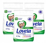 Lovela Family hipoalergiczny proszek do prania koloru Kolor 2,1 kg x3