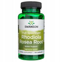 Swanson Różeniec Górski Rhodiola Rosea 400mg STRES NERWY 100 kaps