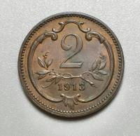 Austria 2 Hellery 1913 U391