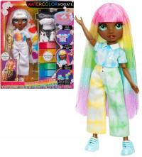 Rainbow High Lalka do malowania Watercolor&Create Zielone Oczy Akcesoria