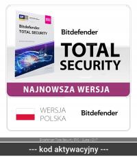 Bitdefender Antywirus Bitdefender Total Security 2024 5 st. / 36 miesięcy ESD odnowienie