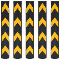 Narożne odboje odblaskowe, 5 szt., gumowe, 80 cm